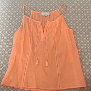 Loft Coral Tank Top
